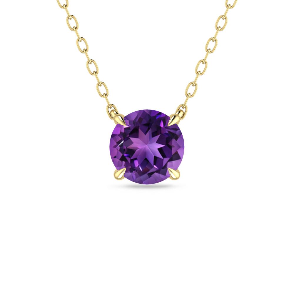 Yellow Gold - Amethyst