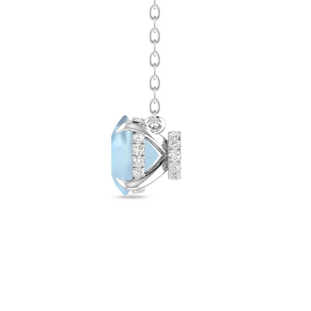 White Gold - Aquamarine