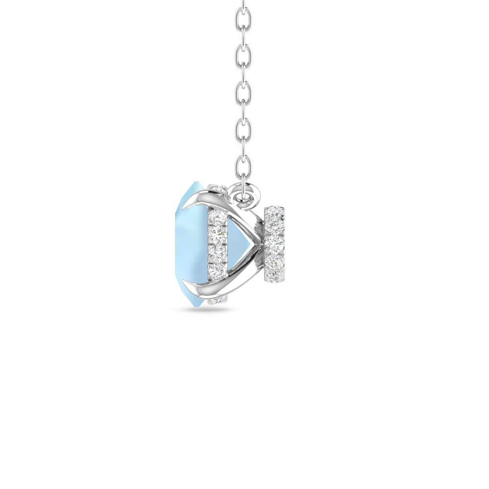 White Gold - Aquamarine