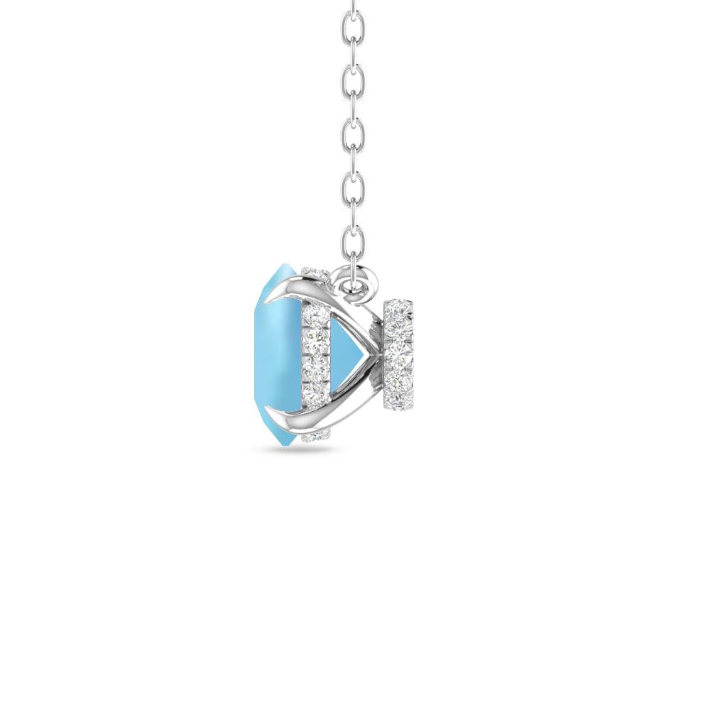 White Gold - Aquamarine