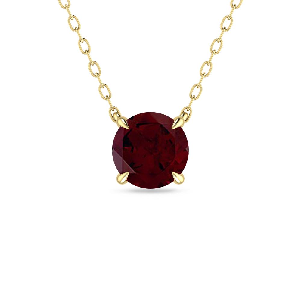 Yellow Gold - Garnet