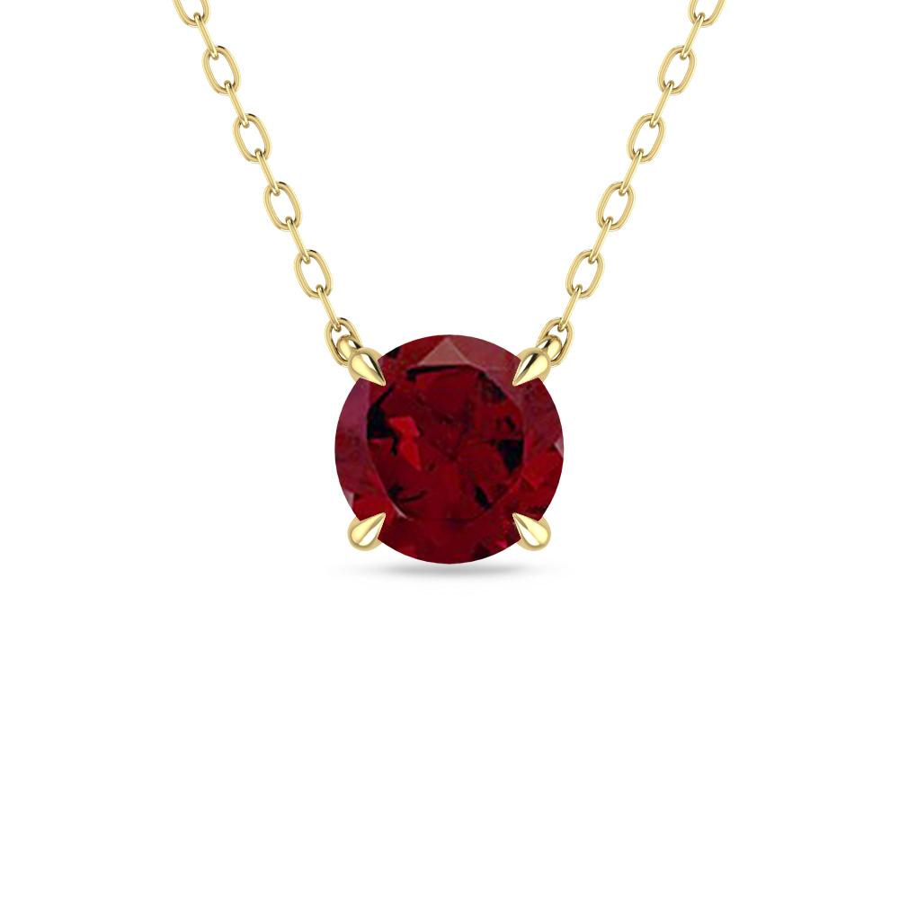 Yellow Gold - Garnet