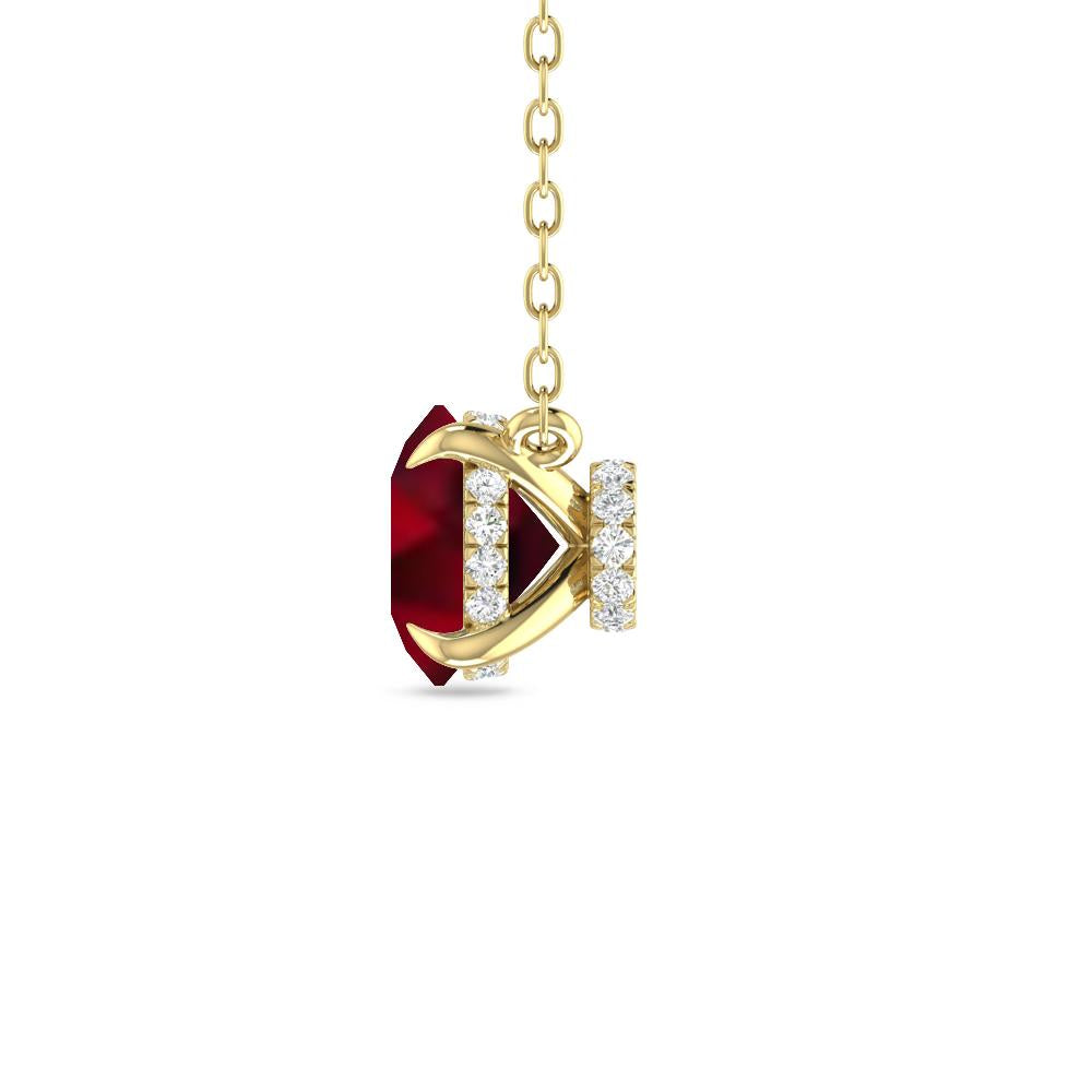 Yellow Gold - Garnet