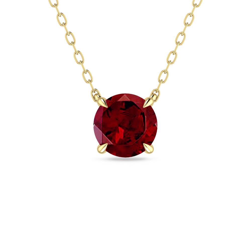 Yellow Gold - Garnet