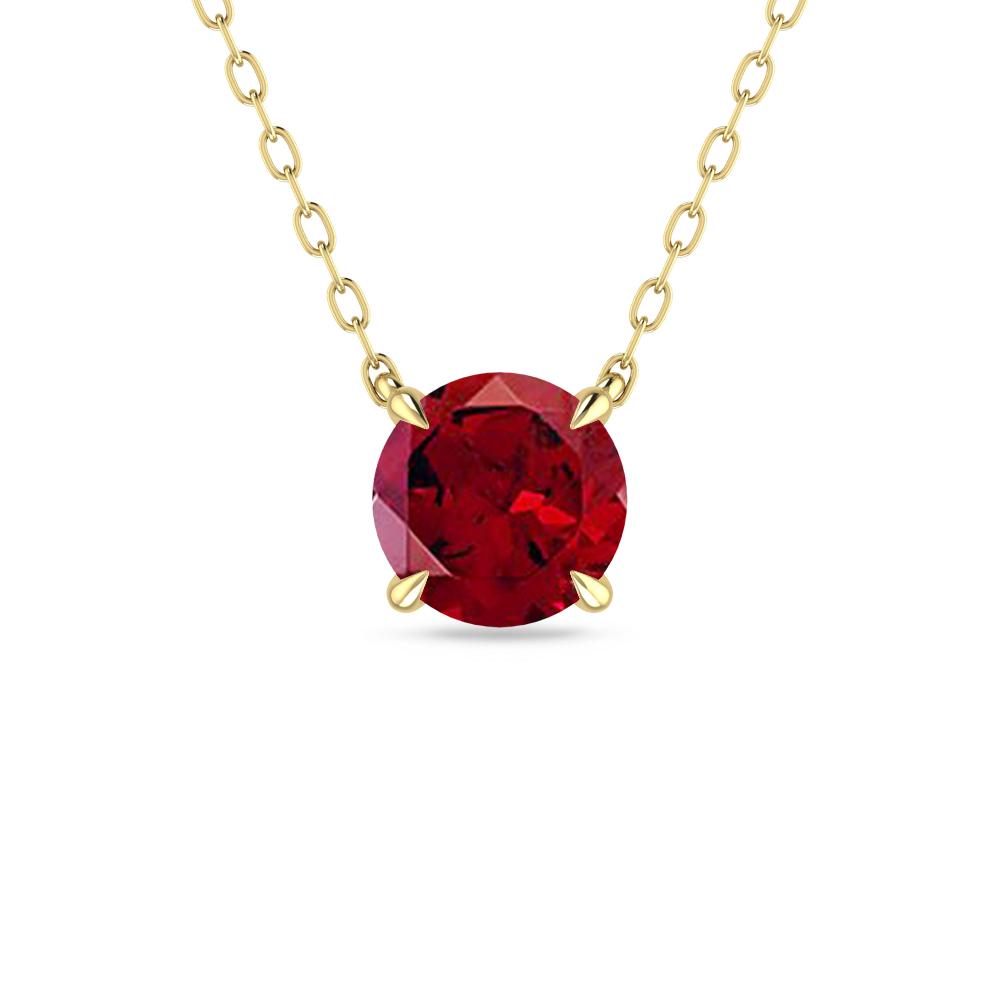 Yellow Gold - Garnet