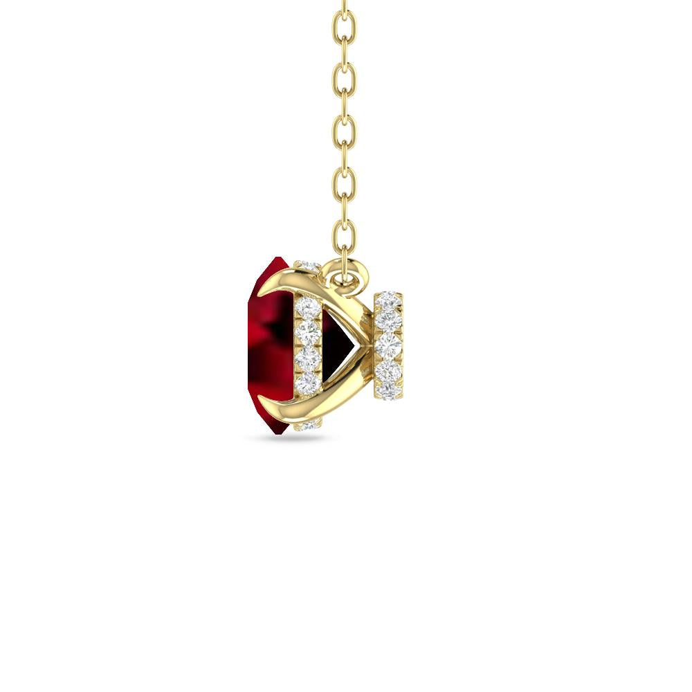 Yellow Gold - Garnet