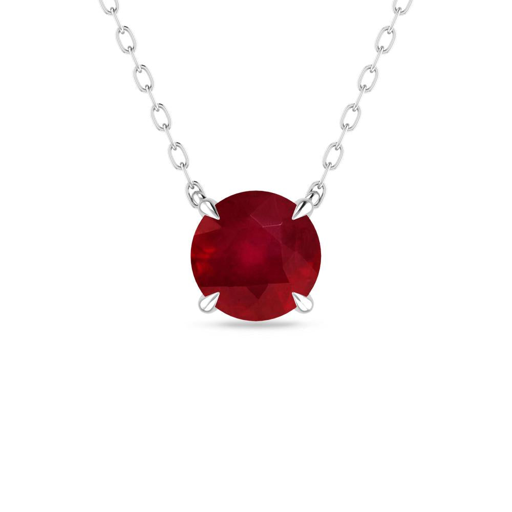 White Gold - Ruby