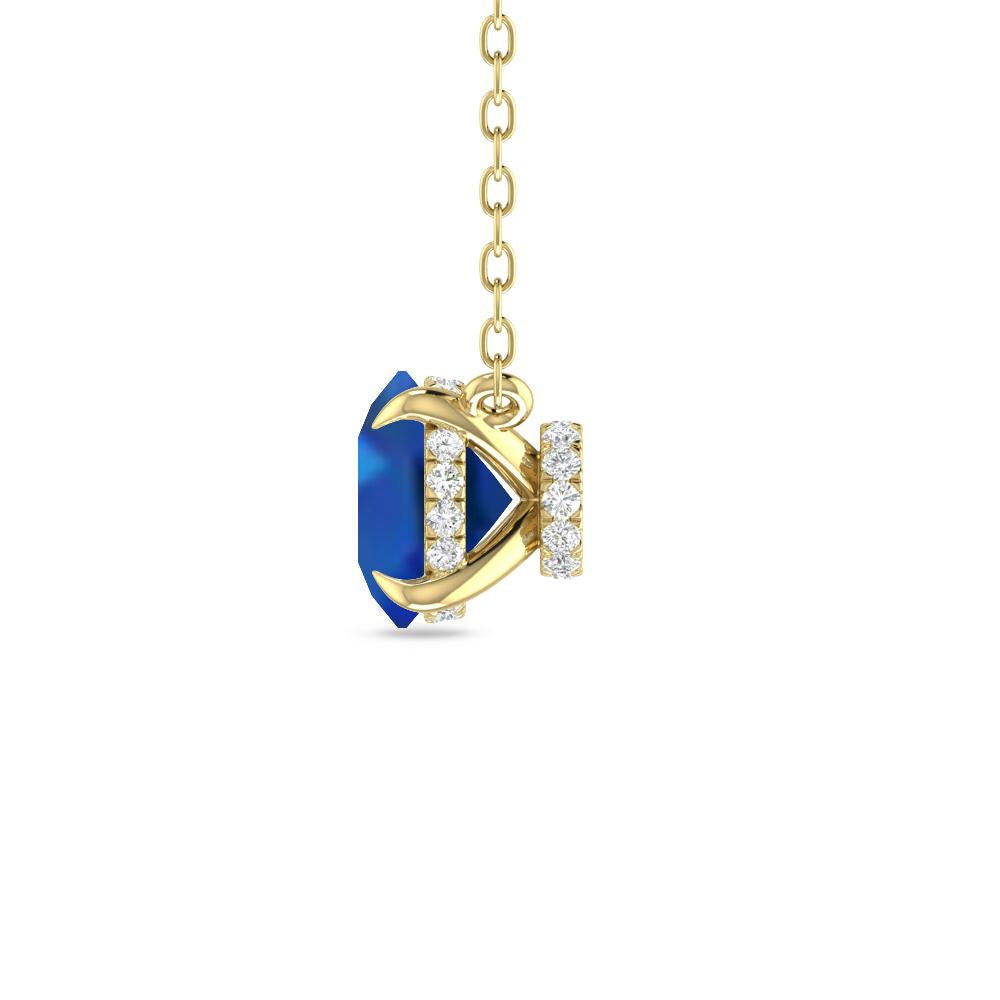 Yellow Gold - Sapphire