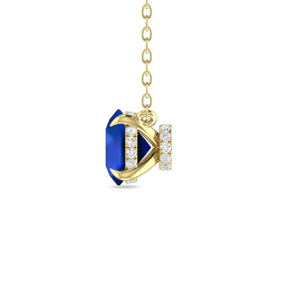 Yellow Gold - Sapphire