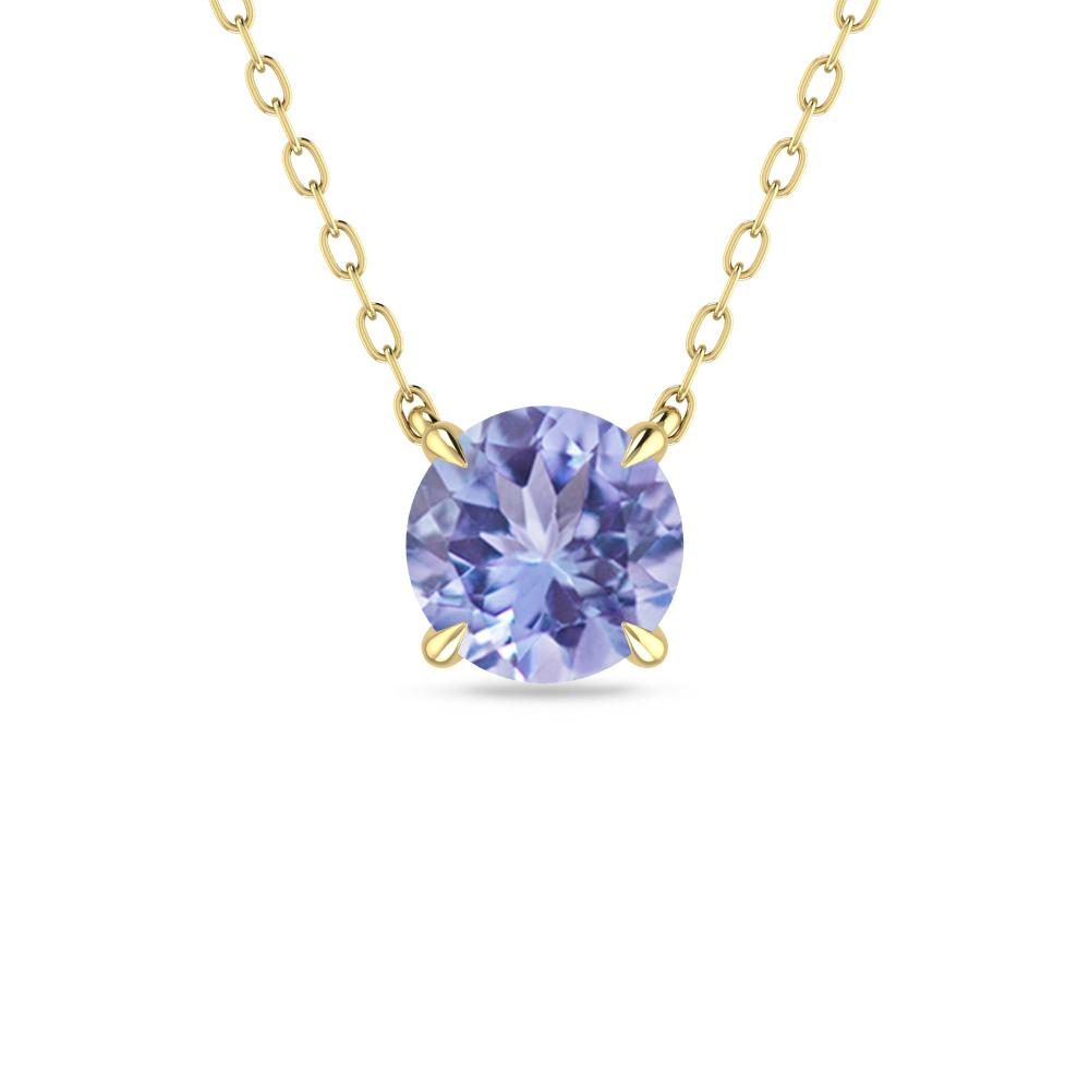 Yellow Gold - Tanzanite