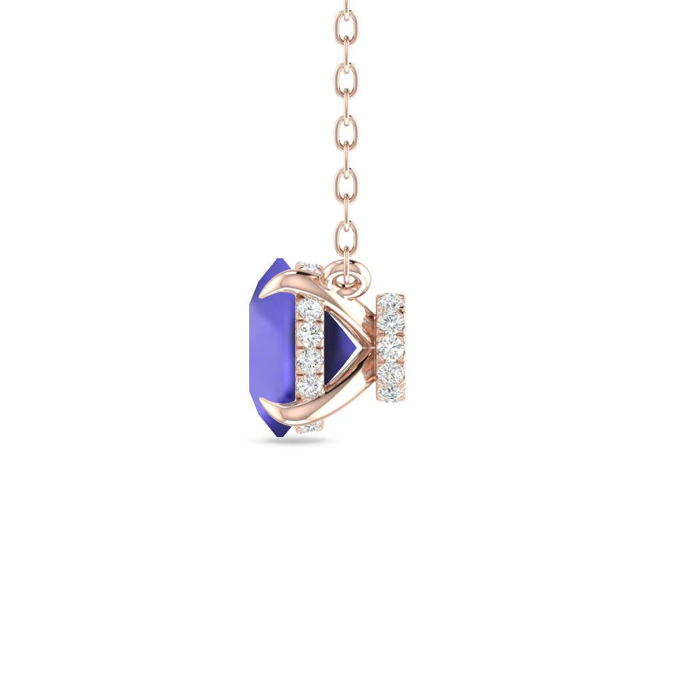 Rose Gold - Tanzanite