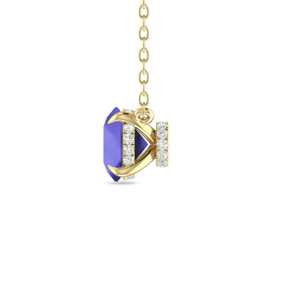 Yellow Gold - Tanzanite