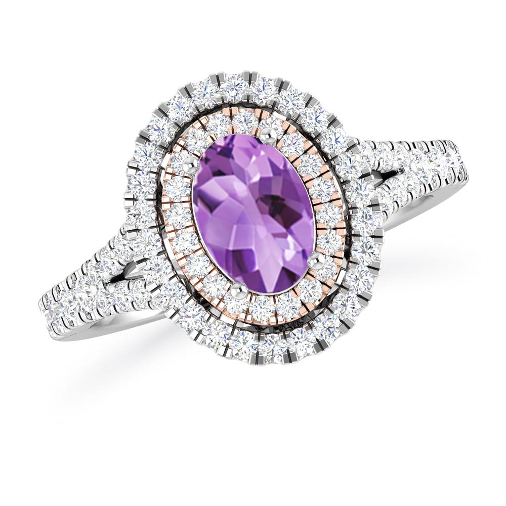 White Gold - Amethyst