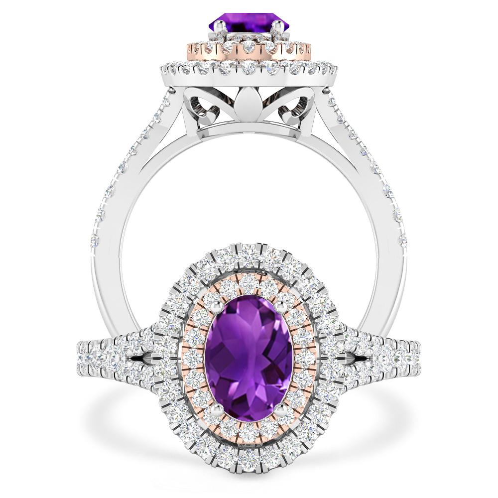 White Gold - Amethyst