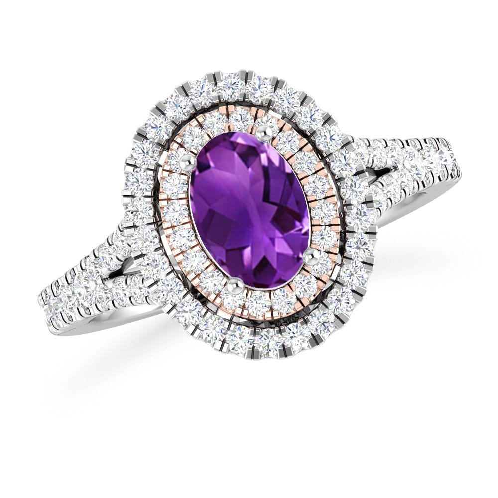 White Gold - Amethyst