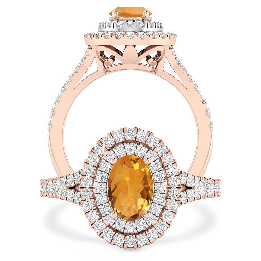 Rose Gold - Citrine