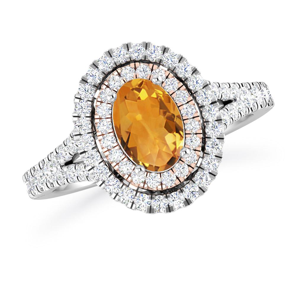 White Gold - Citrine