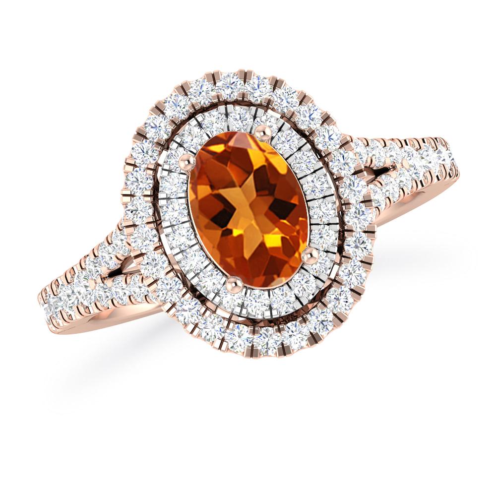 Rose Gold - Citrine