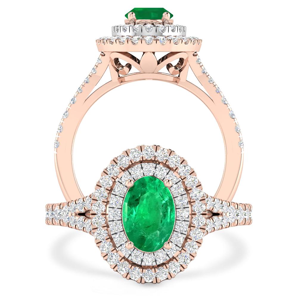 Rose Gold - Emerald