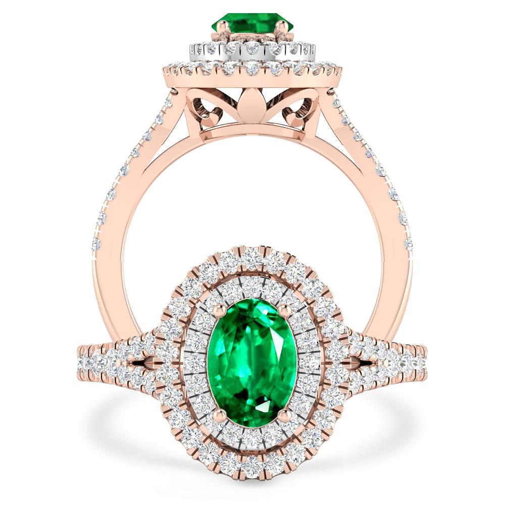 Rose Gold - Emerald