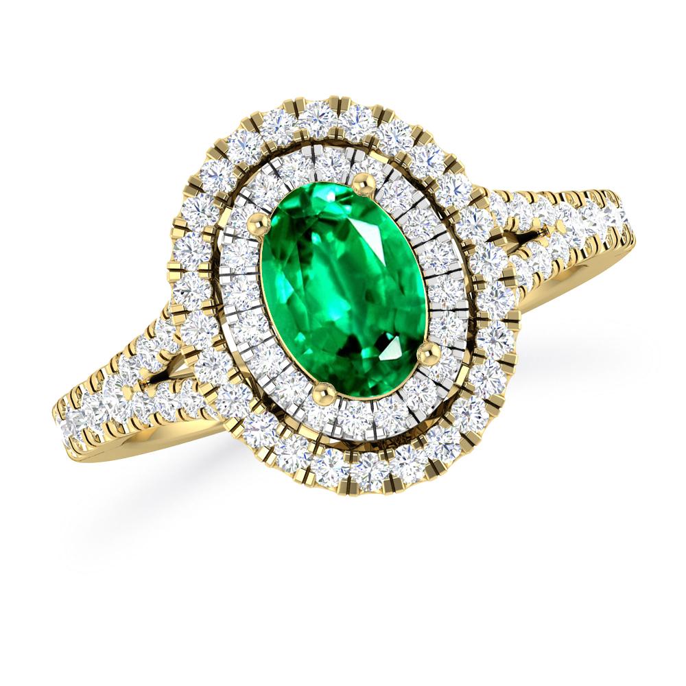 Yellow Gold - Emerald