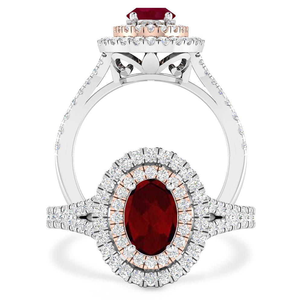 White Gold - Garnet