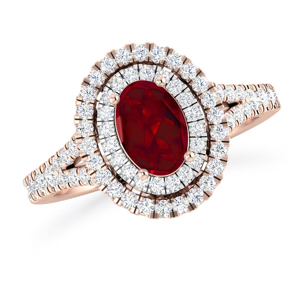 Rose Gold - Garnet