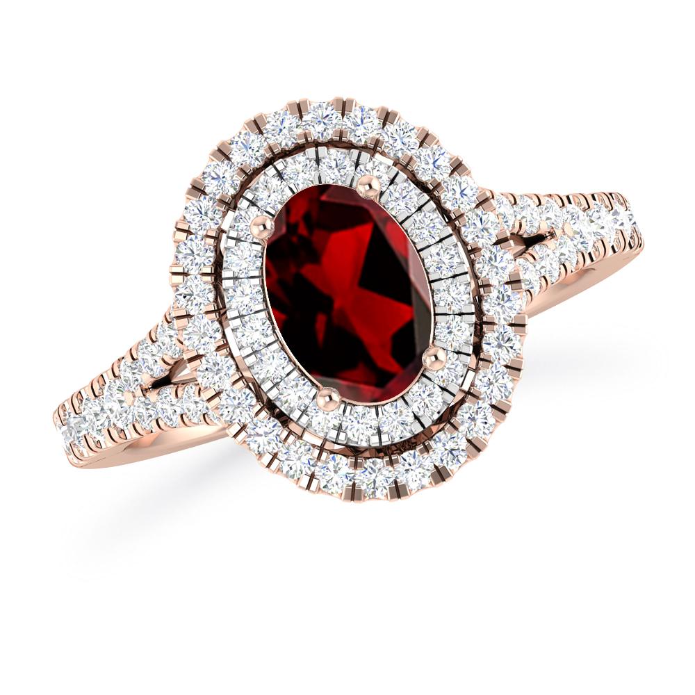 Rose Gold - Garnet