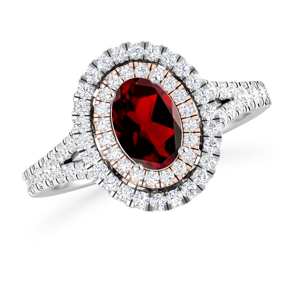 White Gold - Garnet