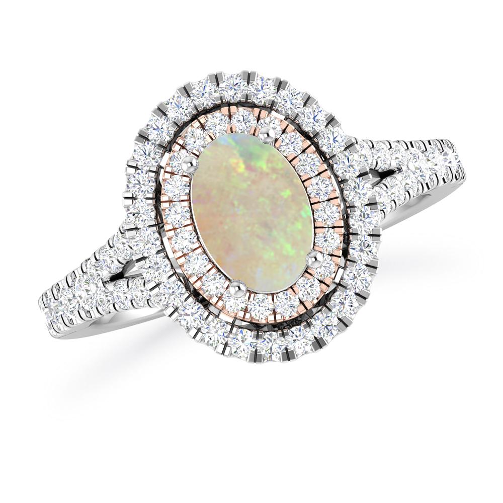 White Gold - Opal