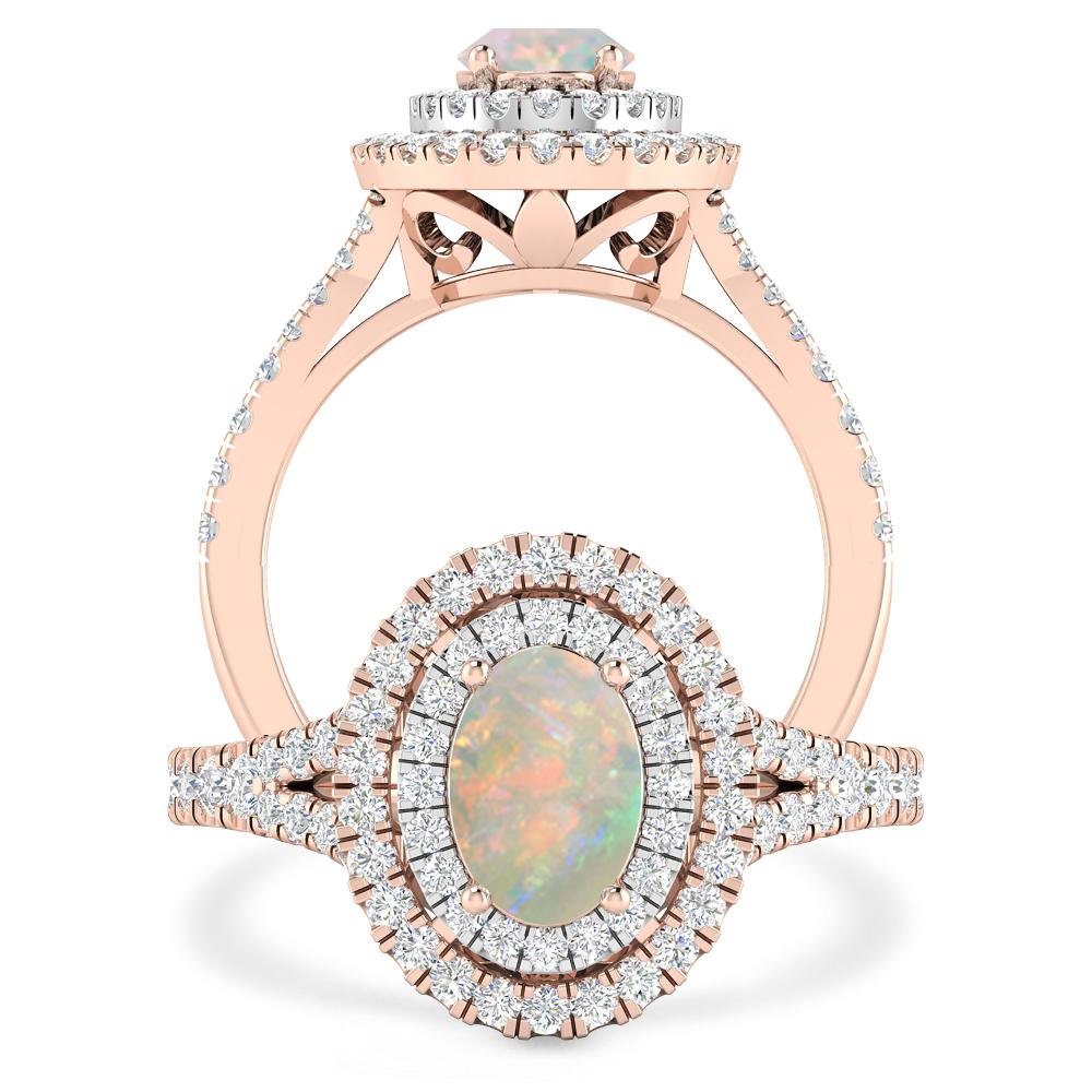 Rose Gold - Opal