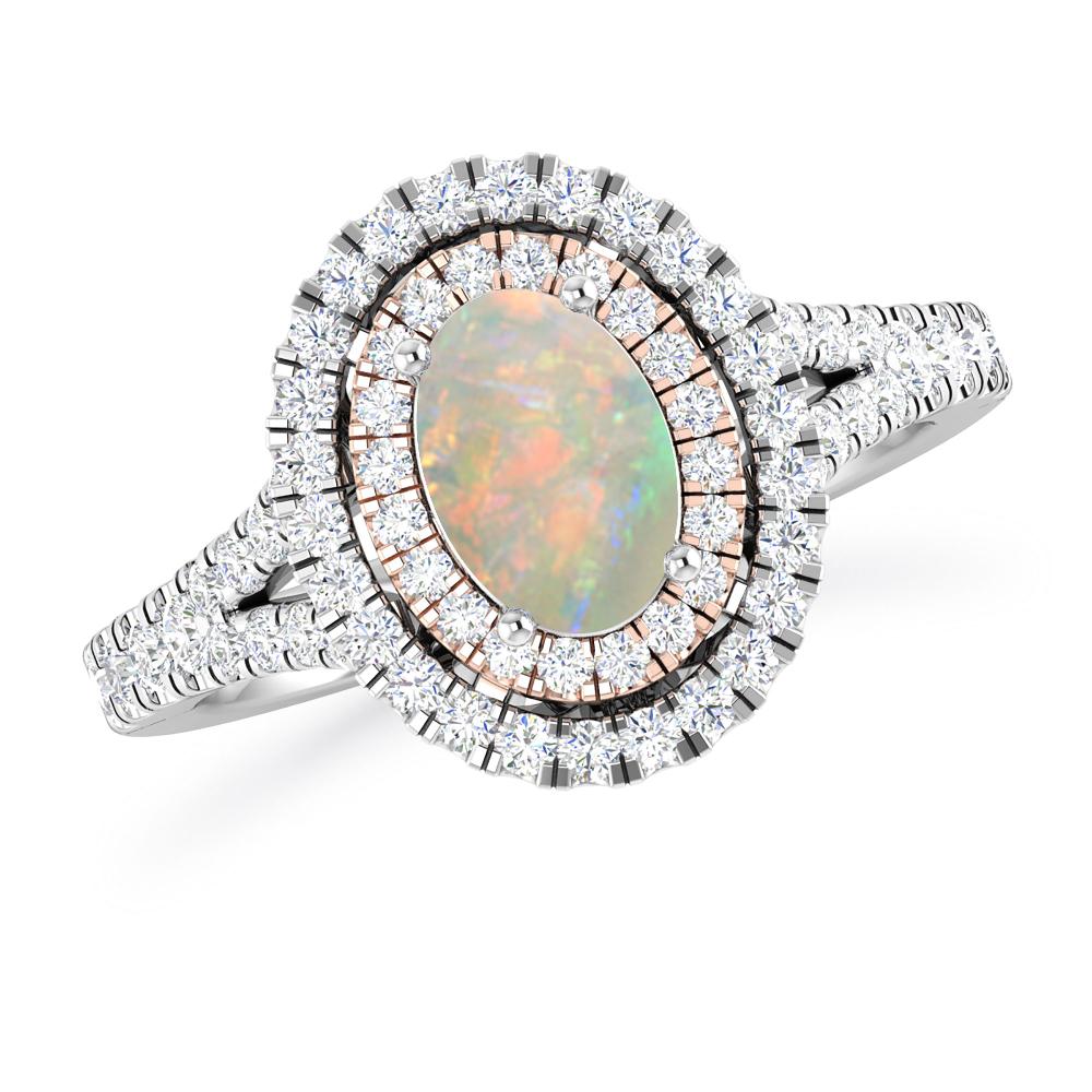 White Gold - Opal