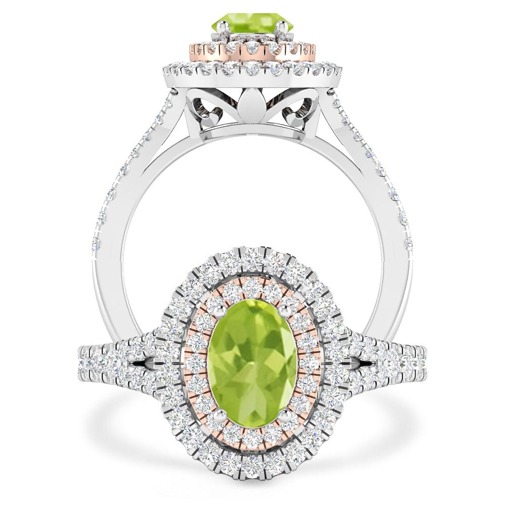 White Gold - Peridot