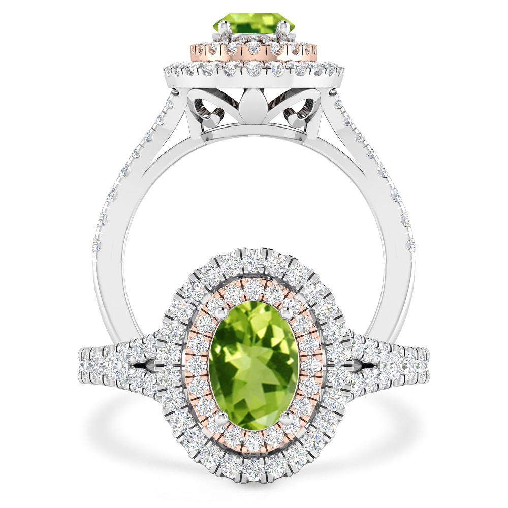 White Gold - Peridot