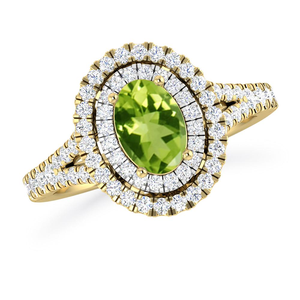 Yellow Gold - Peridot