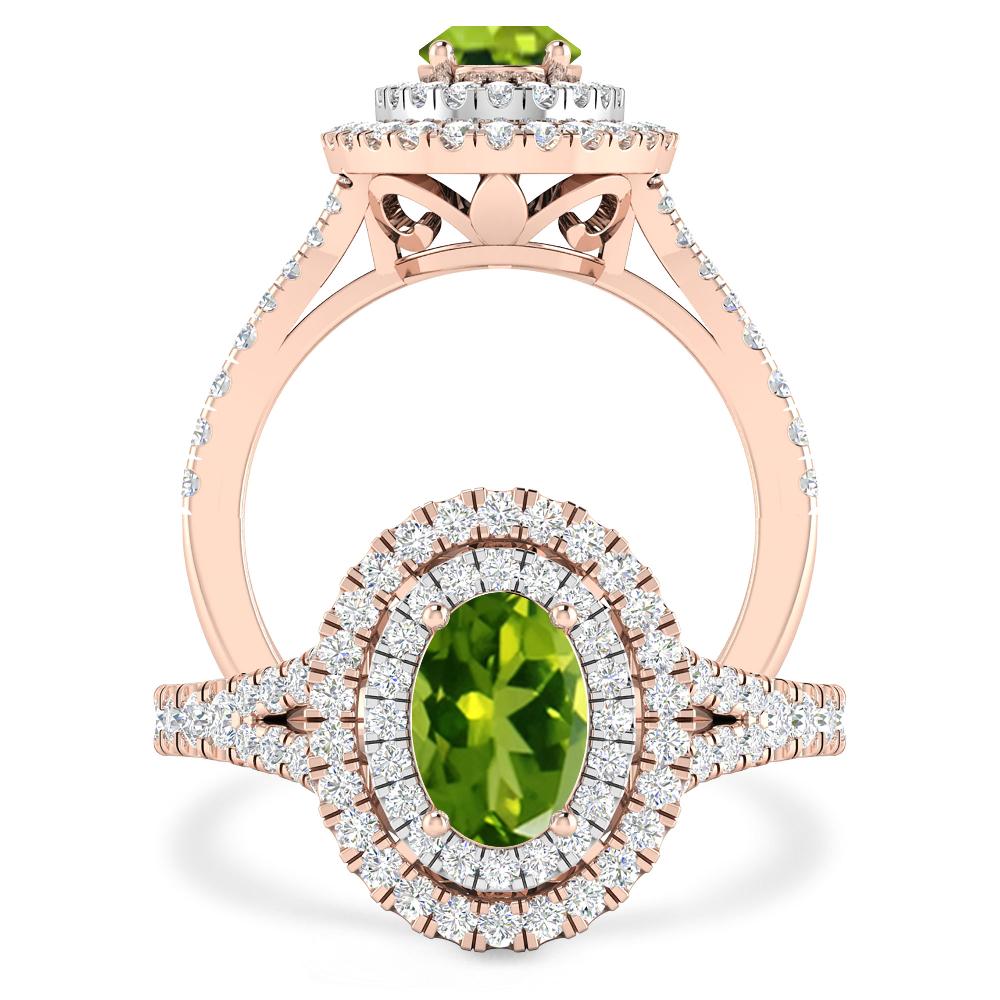 Rose Gold - Peridot