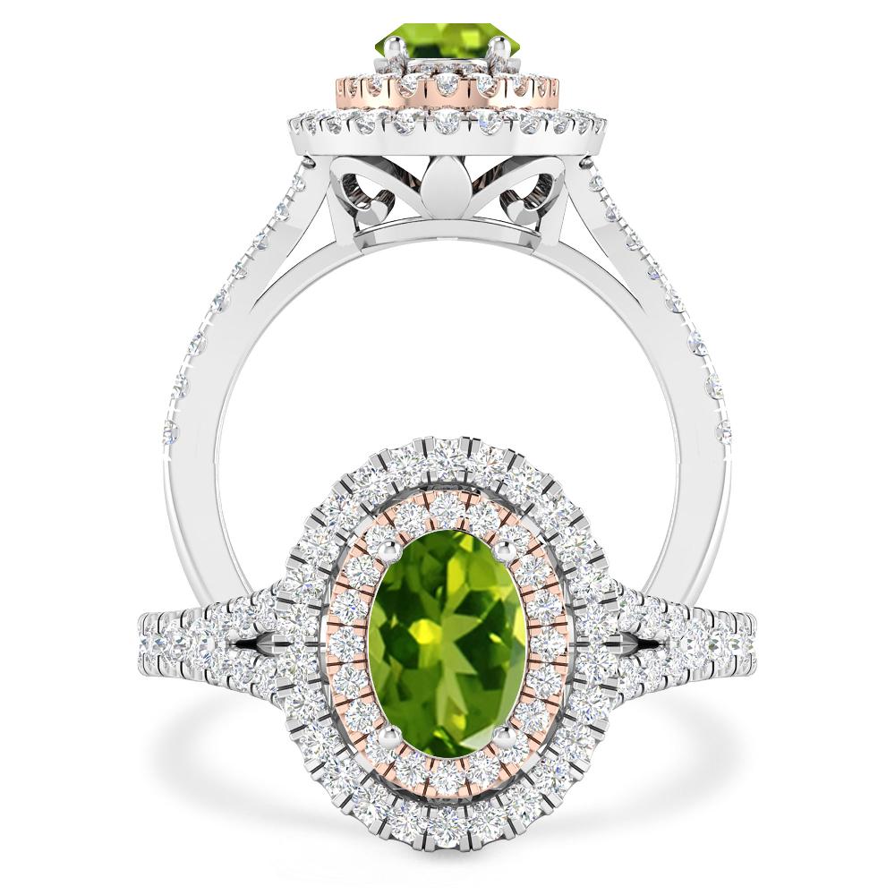 White Gold - Peridot