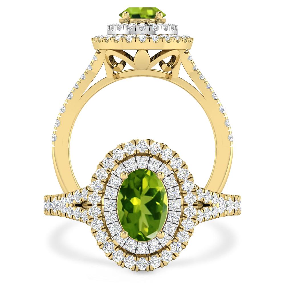 Yellow Gold - Peridot