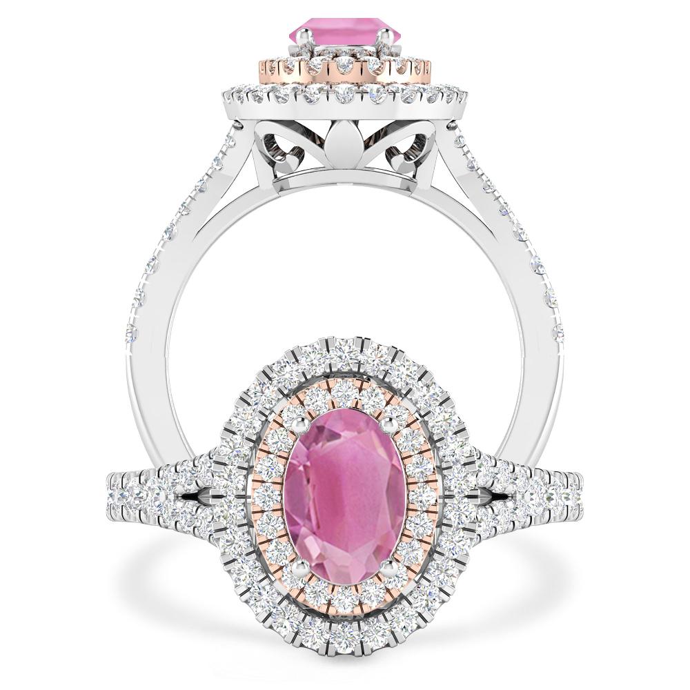 White Gold - Pink Tourmaline