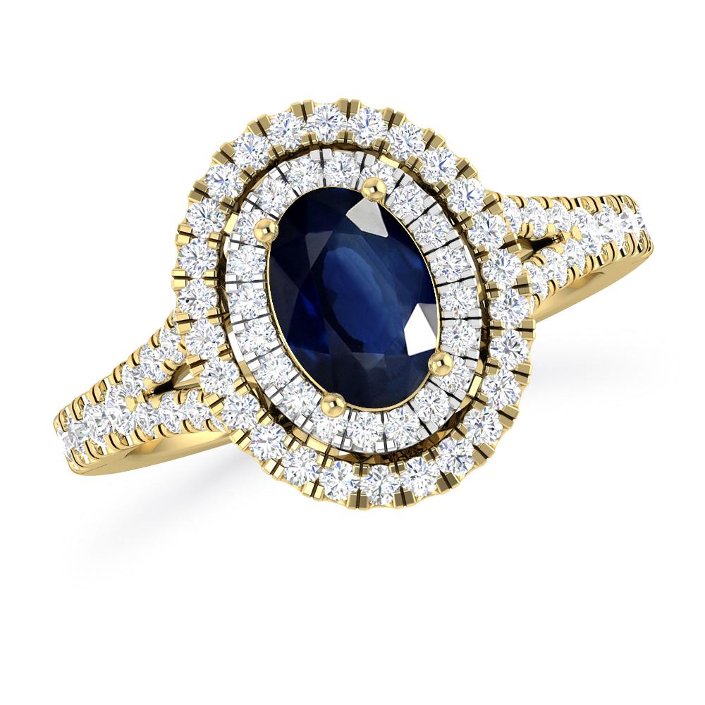 Yellow Gold - Sapphire