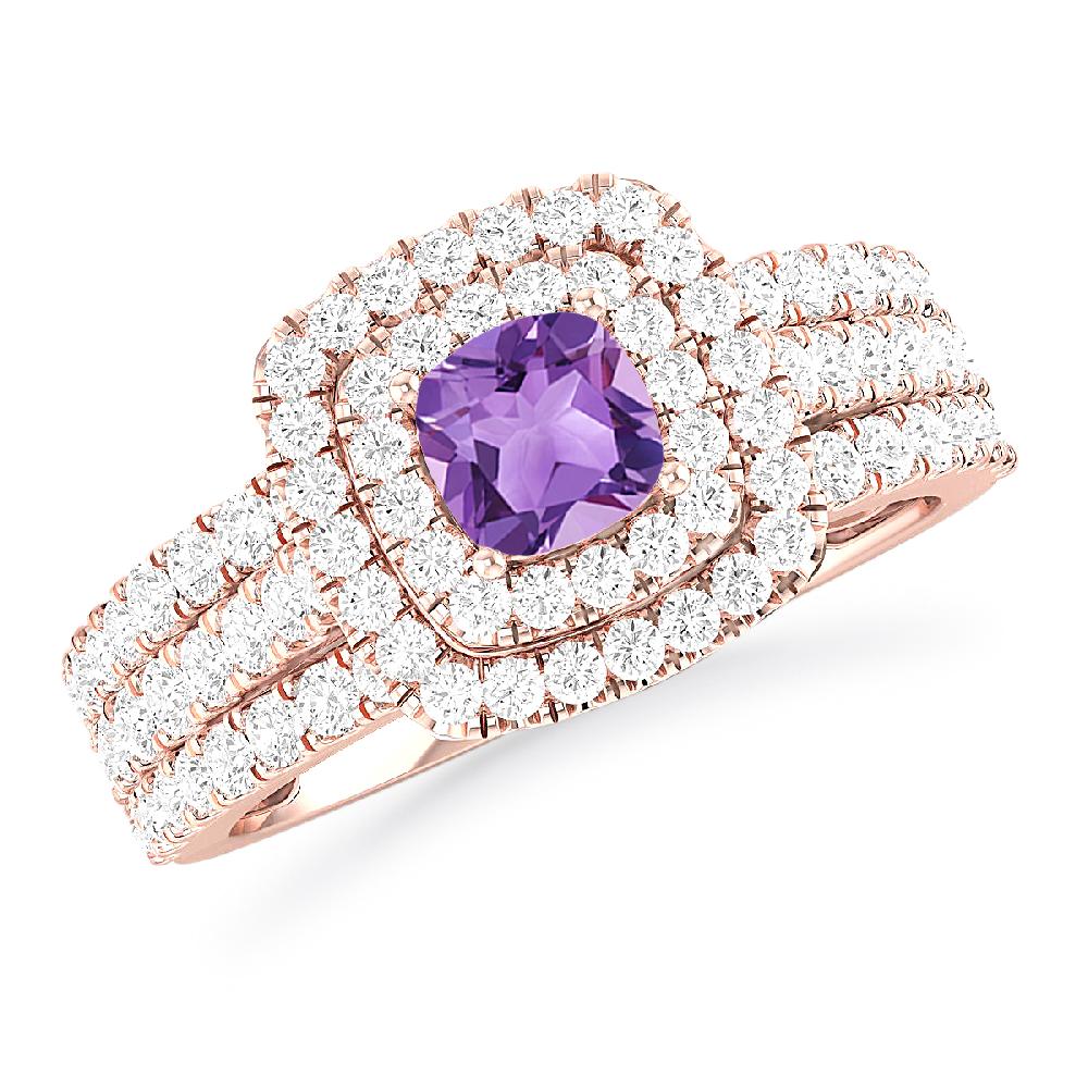 Rose Gold - Amethyst