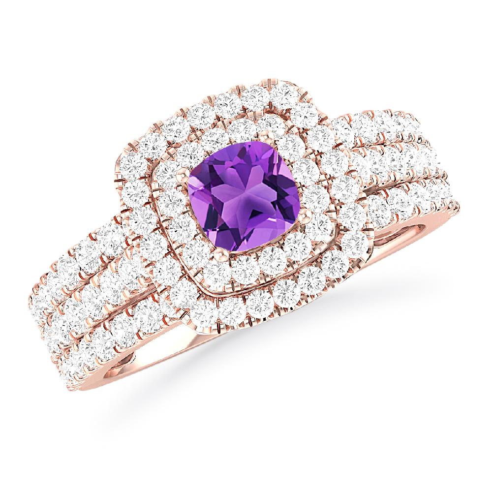 Rose Gold - Amethyst