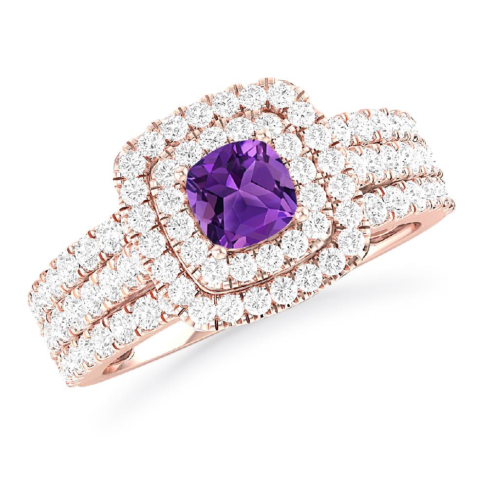 Rose Gold - Amethyst