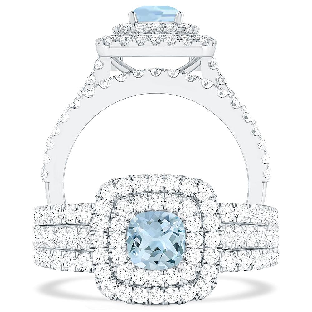 White Gold - Aquamarine