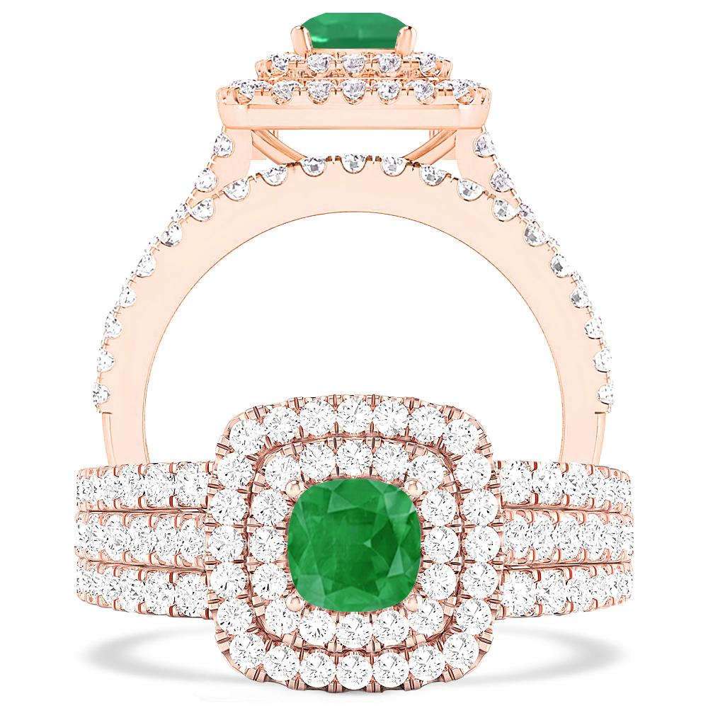 Rose Gold - Emerald