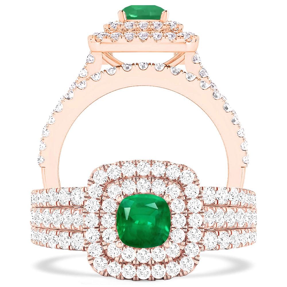 Rose Gold - Emerald