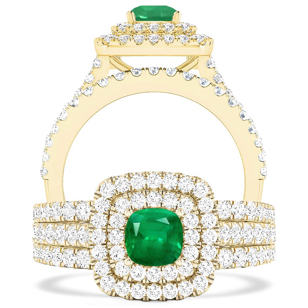 Yellow Gold - Emerald