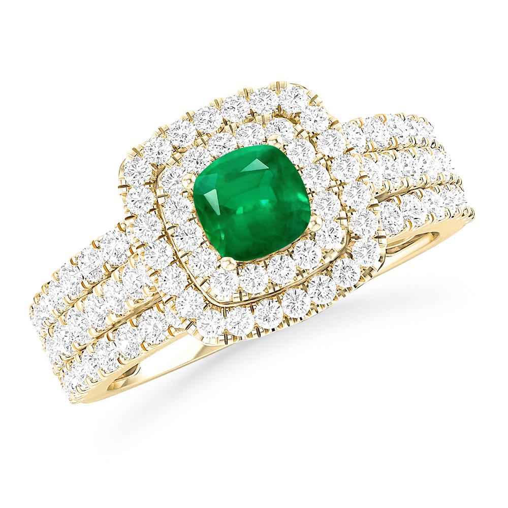 Yellow Gold - Emerald