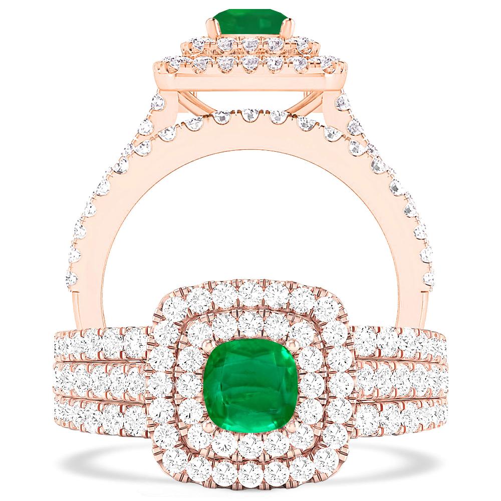 Rose Gold - Emerald