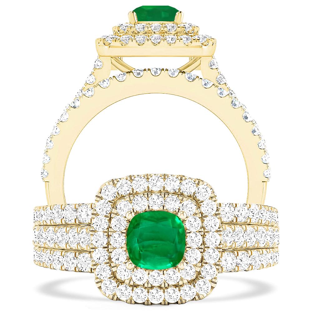 Yellow Gold - Emerald